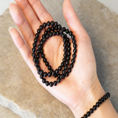 Black Tourmaline Bracelet 6mm